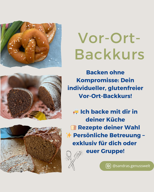 Vor-Ort-Backkurs – glutenfrei, persönlich & bei dir zuhause