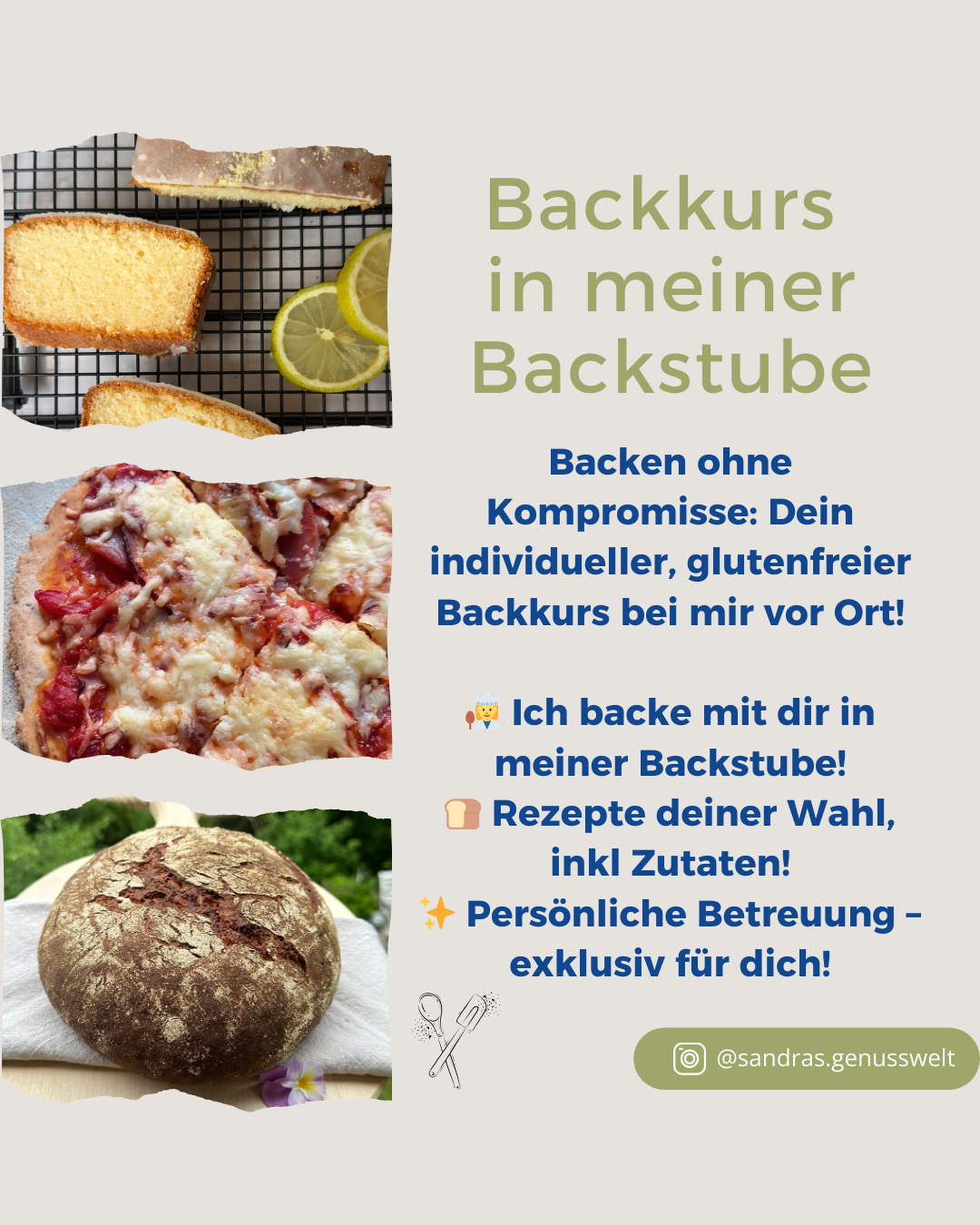 Backkurs in meiner Backstube – glutenfrei, persönlich & inkl. Zutaten