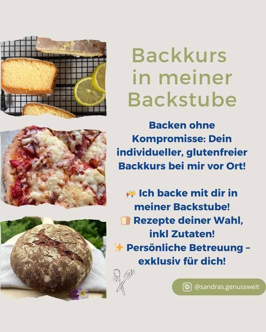 Backkurs in meiner Backstube – glutenfrei, persönlich & inkl. Zutaten