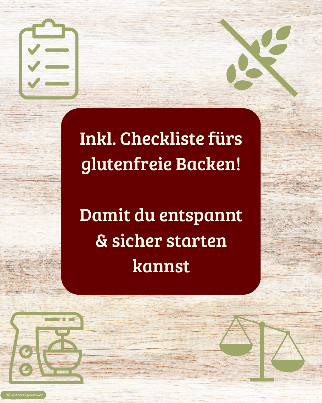 Top 2 glutenfreies, herzhaftes Gebäck – Rezeptesammlung zum Download inkl Checkliste