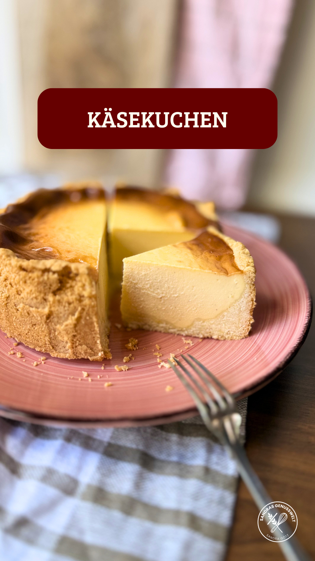 Glutenfreier Käsekuchen zum Sofort-Nachbacken