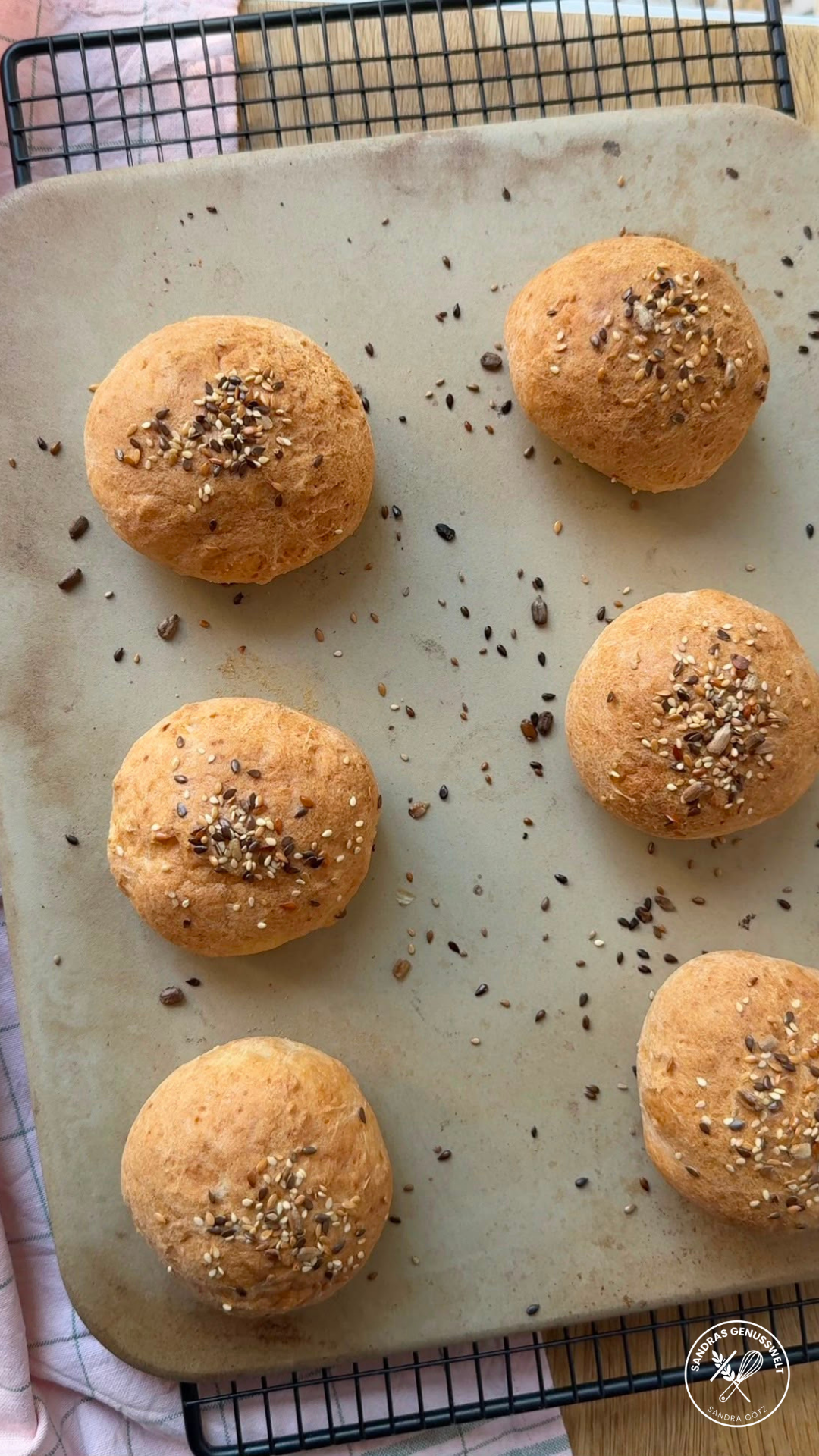 Glutenfreie Brötchen ohne Hefe zum Sofort-Nachbacken