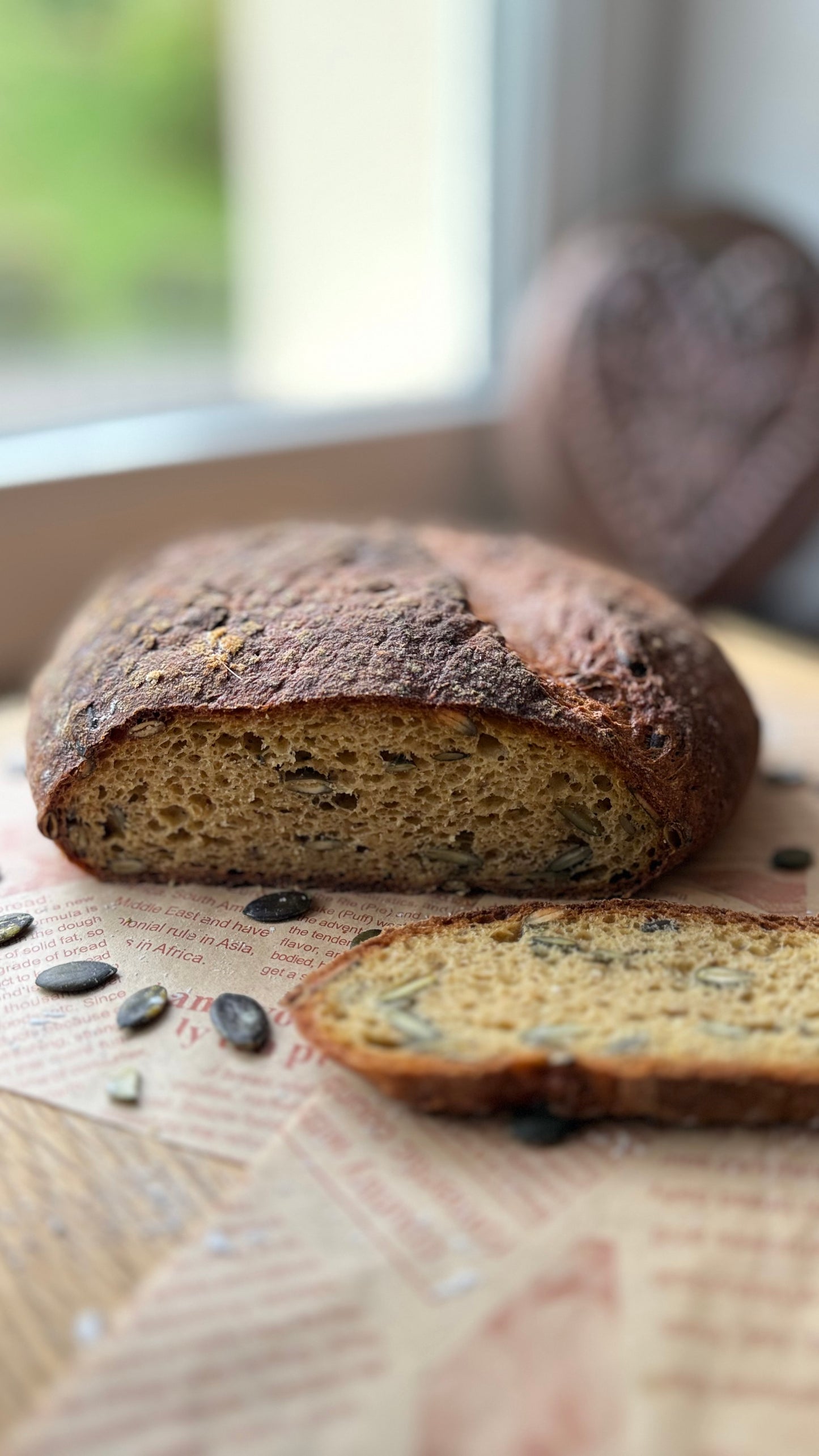 Rezept Kürbiskernbrot – Saftig, glutenfrei & einfach gemacht!