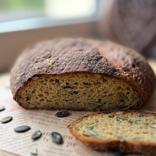 Rezept Kürbiskernbrot – Saftig, glutenfrei & einfach gemacht!