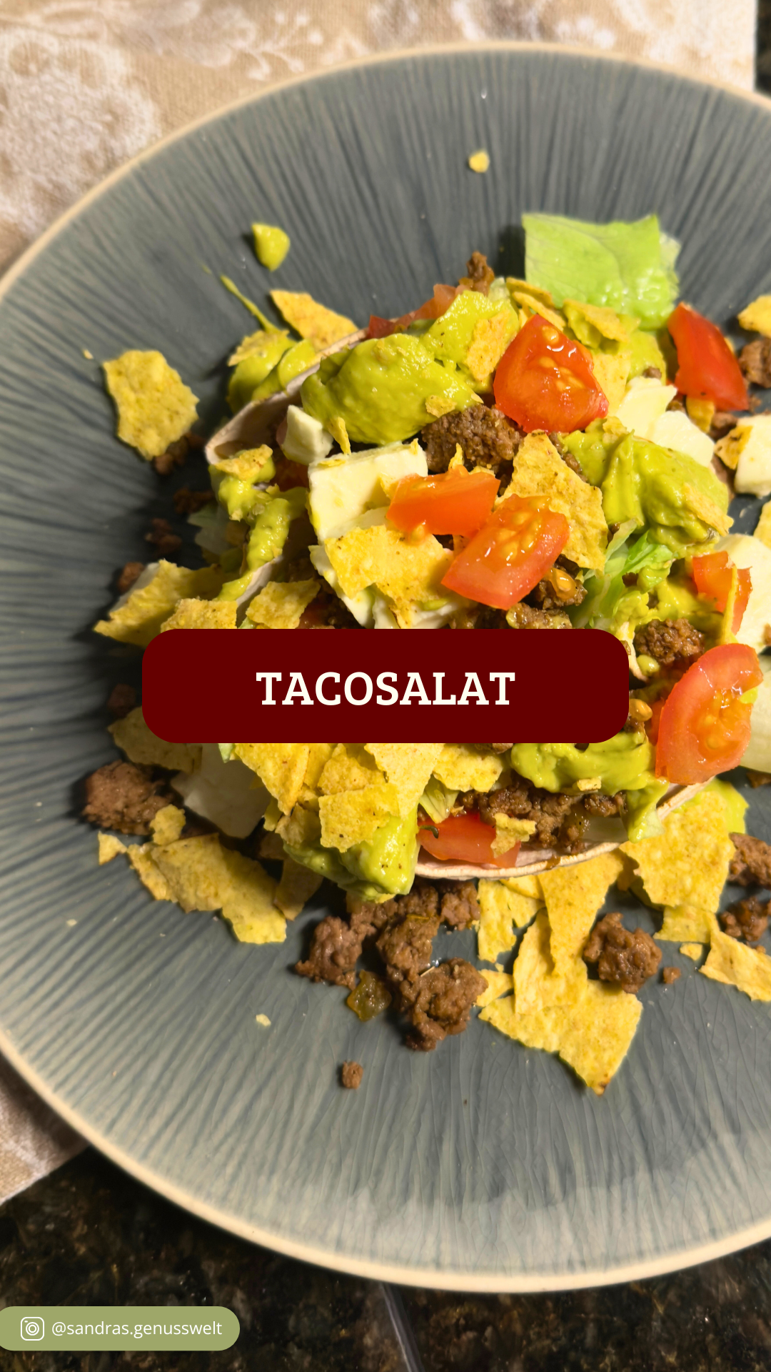 Glutenfreier Tacosalat