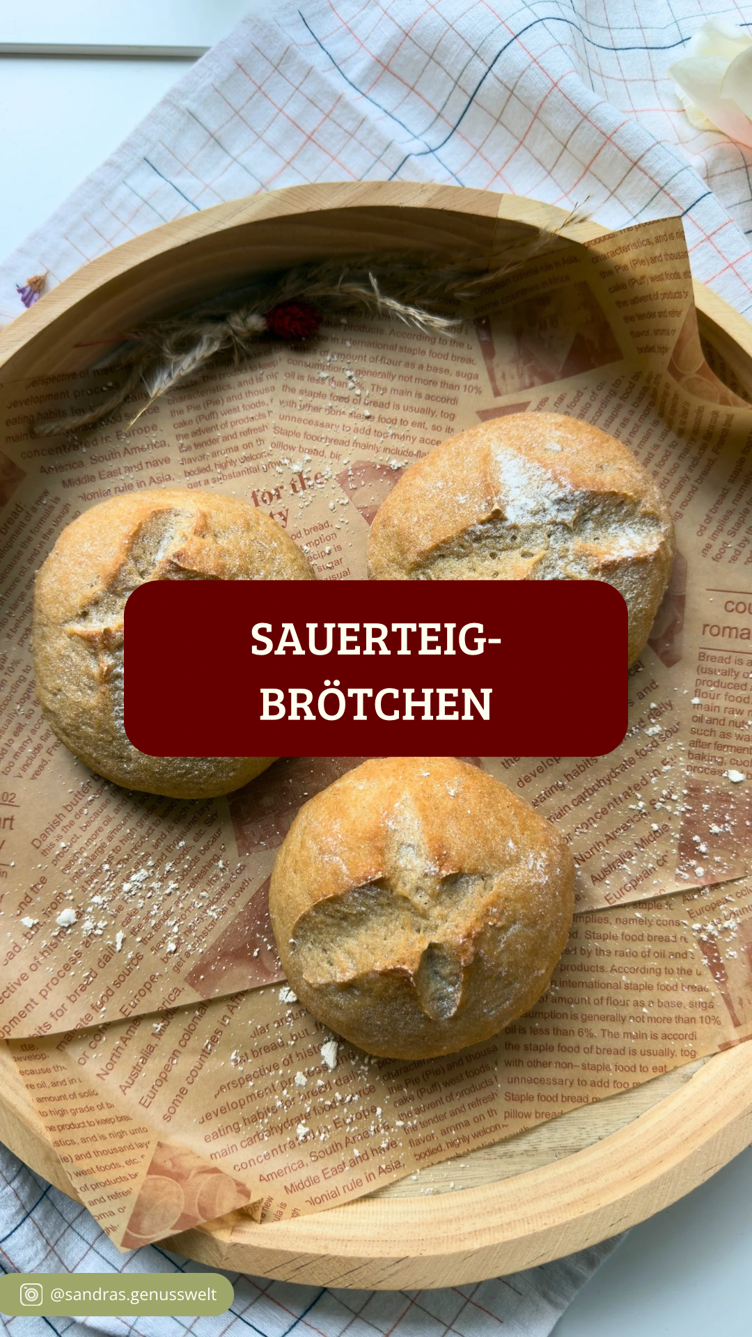 Glutenfreie Sauerteigbrötchen