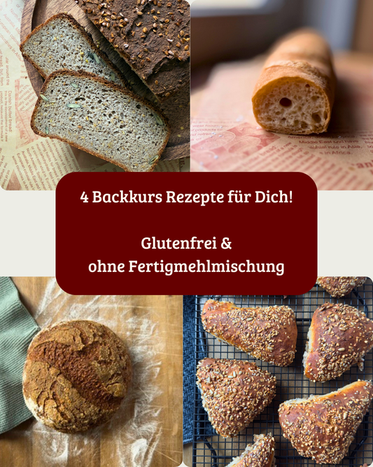 Glutenfreie Brotliebe – 4 Rezepte aus meinem Backkurs zum Nachbacken