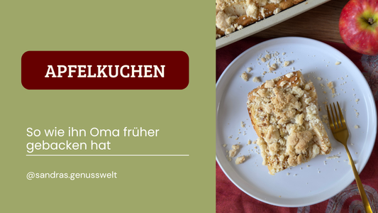 Glutenfreier Apfelkuchen ohne Fertigmischung: So wie ihn Oma früher gebacken hat