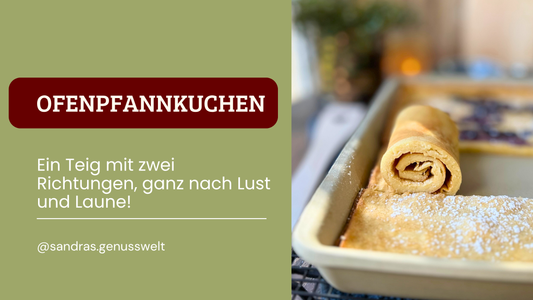 Glutenfreier Ofenpfannkuchen: Ein Teig mit zwei Richtungen