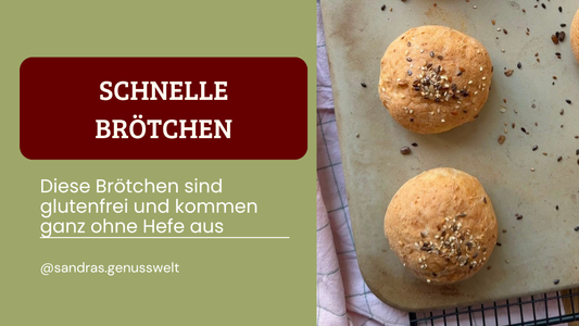 Glutenfreie Brötchen ohne Hefe: schnell gemacht und locker