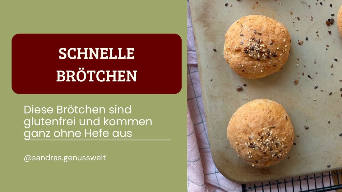 Glutenfreie Brötchen ohne Hefe: schnell gemacht und locker