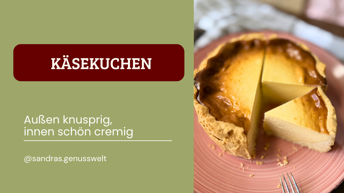 Glutenfreier Käsekuchen: Außen knusprig, innen schön cremig