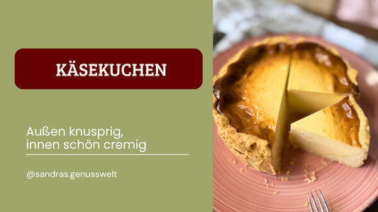 Glutenfreier Käsekuchen: Außen knusprig, innen schön cremig