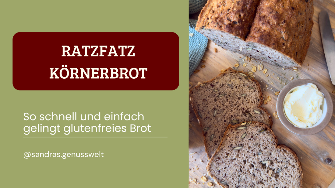 Glutenfreies RatzFatz Körnerbrot: So schnell gelingt dir dein Brot