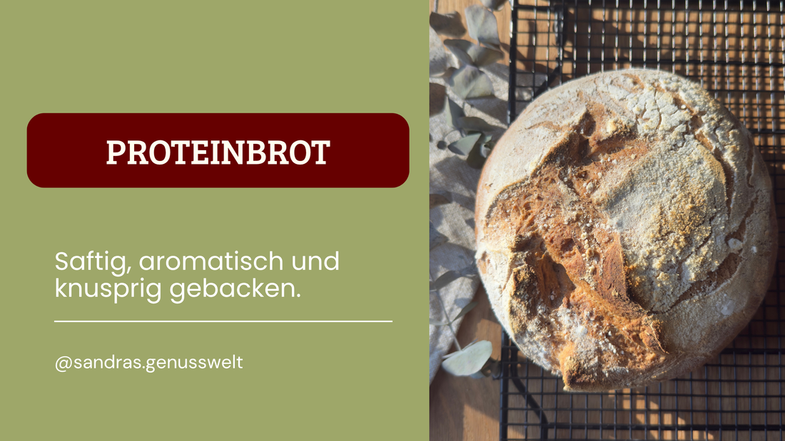 Glutenfreies Proteinbrot: Saftig, aromatisch und knusprig gebacken