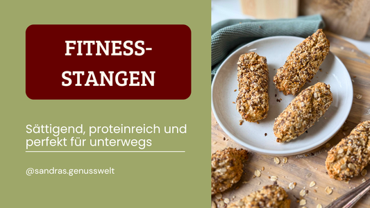 Glutenfreie Fitnesstangen: Proteinreich, sättigend und perfekt für unterwegs