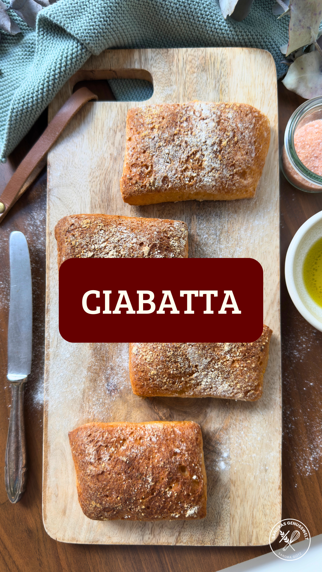 Glutenfreie Ciabatta