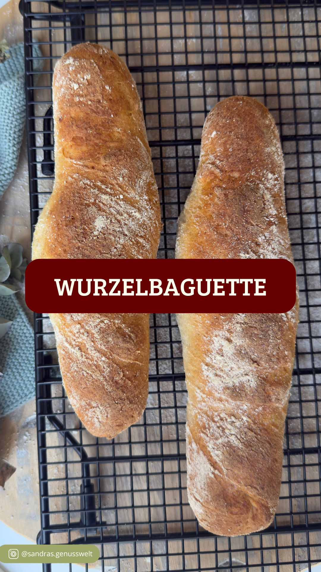 Glutenfreies Wurzelbaguette: Rustikal, knusprig und einfach unwiderstehlich