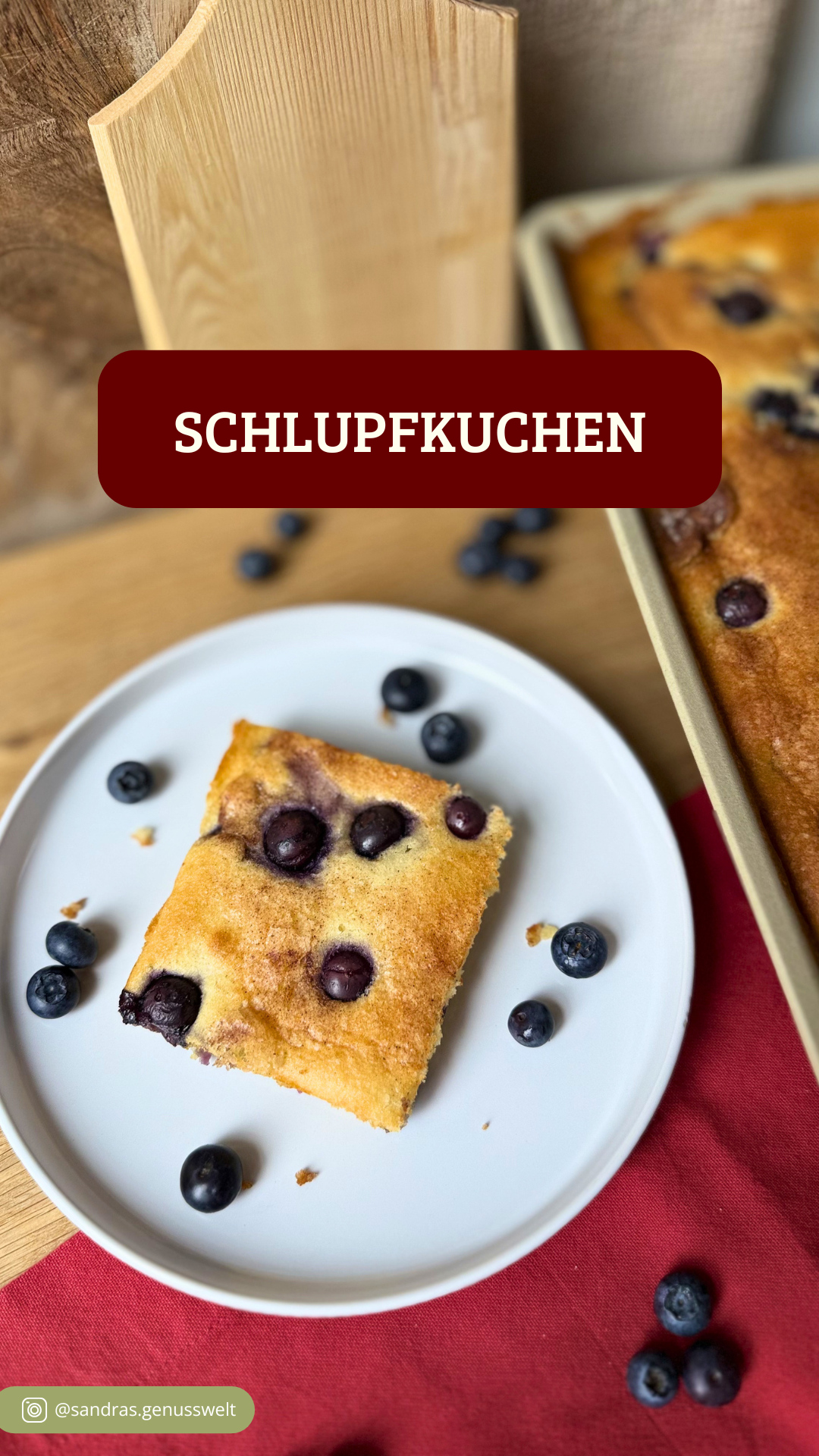 Glutenfreier Schlupfkuchen: Versunkener Obstkuchen vom Blech