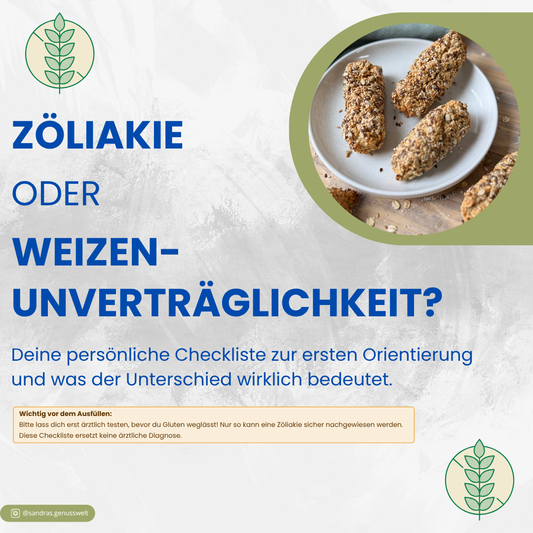 Zöliakie oder Weizenunverträglichkeit? Deine Checkliste zur ersten Orientierung