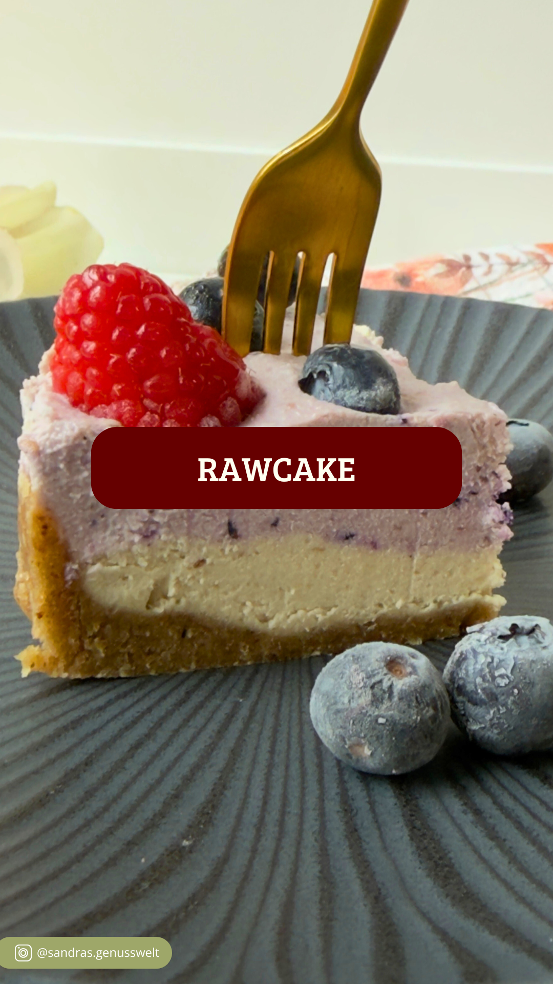 Glutenfreier RawCake vegan und ohne Industriezucker