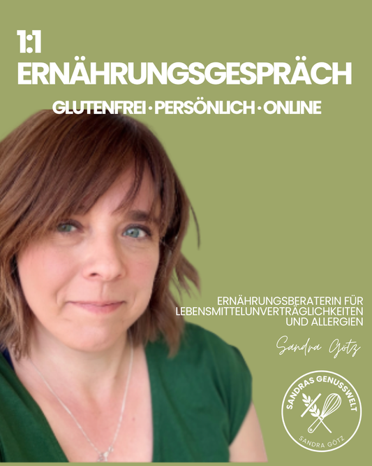 1:1 Ernährungsberatung bei Zöliakie und Unverträglichkeiten