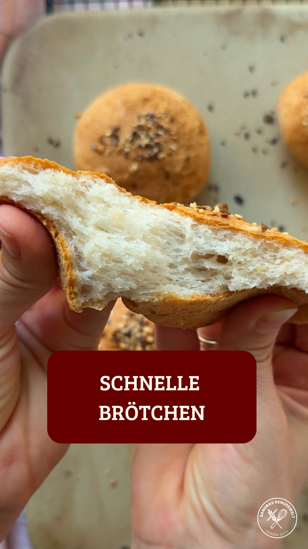 Glutenfreie Brötchen ohne Hefe zum Sofort-Nachbacken