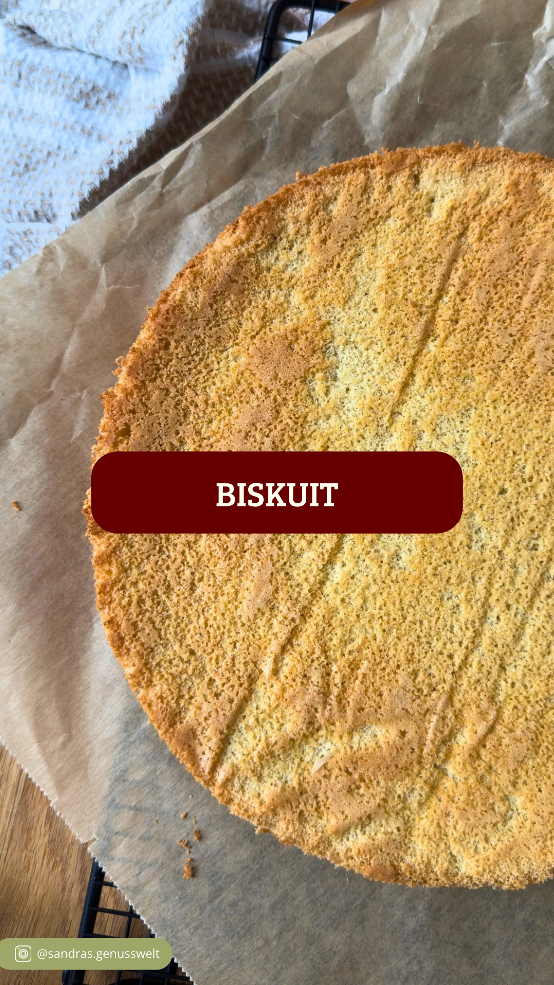Glutenfreier Biskuitboden
