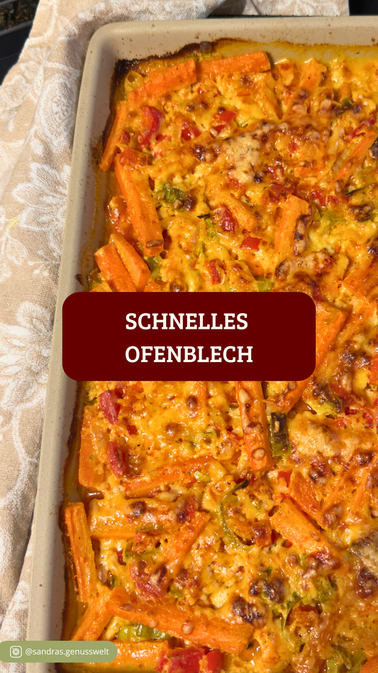 Glutenfreies RatzFatz Ofenblech