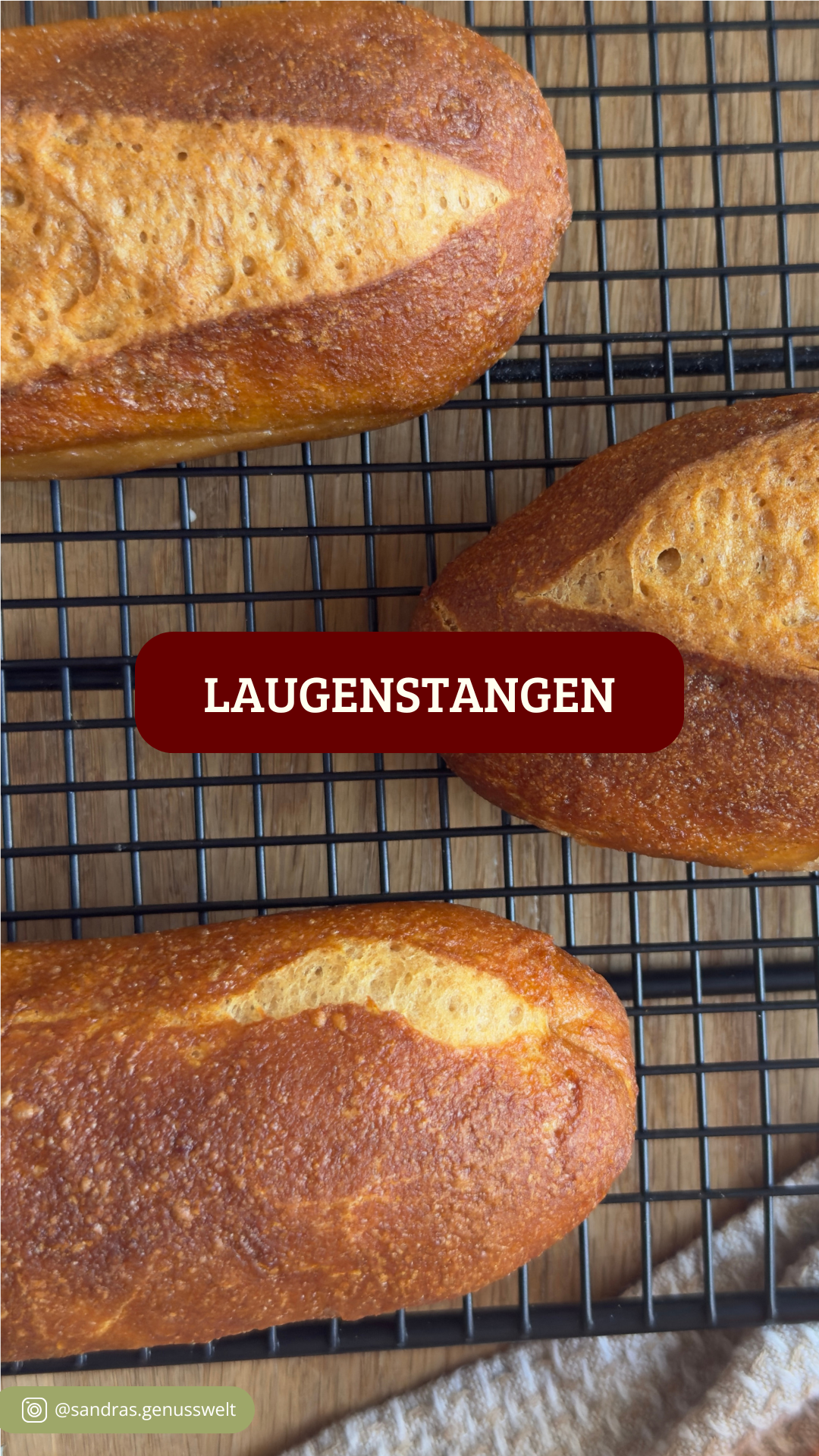 Glutenfreie Laugenstangen, -brezen oder -brötchen